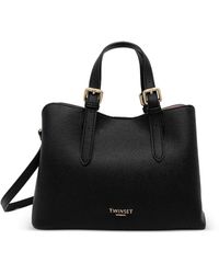 Twinset - Logo-Plaque Tote Bag - Lyst
