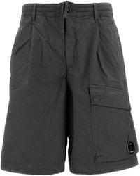 C.P. Company - Button-Fastening Cargo Shorts - Lyst