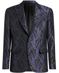 Etro - Jacquard Paisley-Motif Single-Breasted Jacket - Lyst
