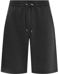 Balmain - Logo-Embroidered Track Shorts - Lyst