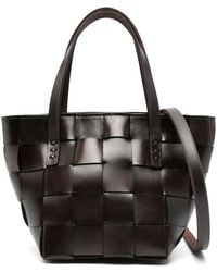 Dragon Diffusion - Bolso Shopper Japan Mini De Piel Tejida - Lyst