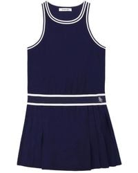 Sporty & Rich - Pleated Mini Dress - Lyst
