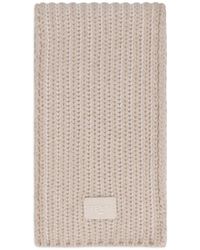 Fendi - Schal Mit Logo-Patch - Lyst