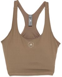 adidas By Stella McCartney - Racer-Back Logo Tank Top - Lyst