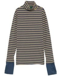 Jejia - Gigi Gestreepte Top Met Col - Lyst