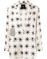 JNBY - Printed Linen Blazer - Lyst