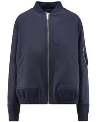 Semicouture - Veste Zippée Ariella À Détails Plissés - Lyst