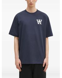 WOOD WOOD - Asa Logo T-Shirt - Lyst