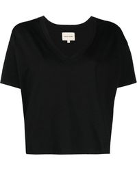 Loulou Studio - Camiseta con cuello en V - Lyst