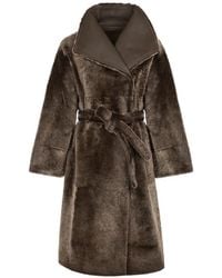 Yves Salomon - Reversible Lacon Shearling Coat - Lyst
