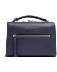 Piquadro - Leather Crossbody Bag - Lyst