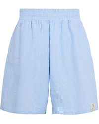 FAMILY FIRST - Striped Seersucker Shorts - Lyst