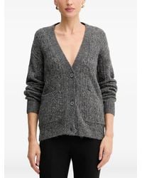 Silvian Heach - Cable-Knit Pocket Cardigan - Lyst