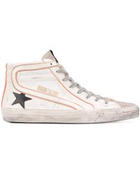 Golden Goose Deluxe Brand Slide High-top Sneakers - Wit