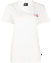 3 MONCLER GRENOBLE - T-Shirt mit Logo-Stickerei - Lyst
