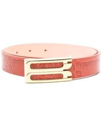 Victoria Beckham - Riem Met Krokodillen-Reliëf - Lyst
