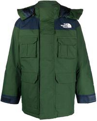 The North Face - Logo-embroidered Padded-design Coat - Lyst