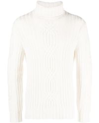 Brunello Cucinelli - Cable-Knit Turtleneck Sweater - Lyst