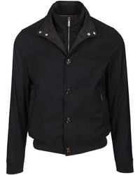 Moorer - Bernie Buttoned Zip-Fastening Jacket - Lyst