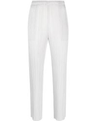 Pleats Please Issey Miyake - プリーツ クロップドパンツ - Lyst