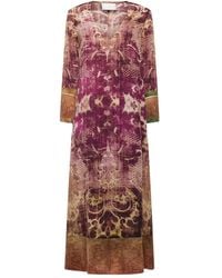 Pierre Louis Mascia - Abstract-Print Maxi Dress - Lyst
