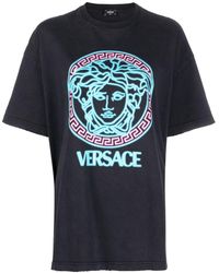 Versace - T-shirt à motif Medusa brodé - Lyst