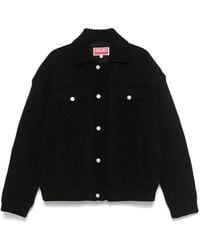 KENZO - Knitted Down Jacket - Lyst