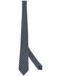 Giorgio Armani - Geometric-Pattern Silk Tie - Lyst