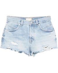 Free People - Shorts Denim Now Or Never - Lyst