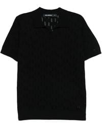 KARL LAGERFELD - Logo Pattern Polo Shirt - Lyst