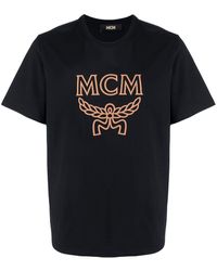 MCM - T-Shirt mit Print - Lyst