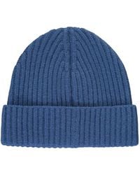 Moorer - Ribbed Beanie Hat - Lyst