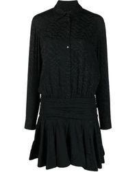Pinko - Arzach Logo-Jacquard Shirtdress - Lyst