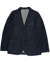Slowear - Denim Slim Blazer - Lyst