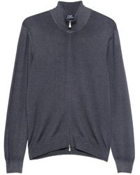 Barba Napoli - High-Neck Zip-Up Sweater - Lyst