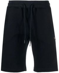 Paul & Shark - Logo Patch Organic Cotton Shorts - Lyst