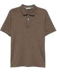 Canali - Cotton-Blended Polo Shirt - Lyst
