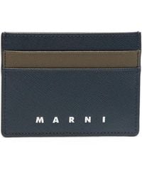 Marni - Colour-Block Leather Card Holder - Lyst