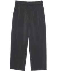 Lemaire - Belted Straight-leg Trousers - Lyst