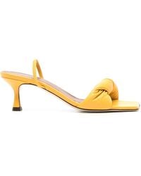 Lorena Antoniazzi - Twisted Leather Sandals - Lyst