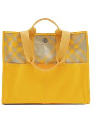 Burberry - Karierter Shopper - Lyst