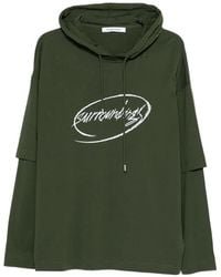 Etudes Studio - T-Shirt Im Layering-Look Mit Kapuze - Lyst
