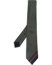 Gucci - Interlocking G Textured Silk Tie - Lyst