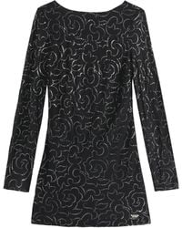 Tommy Hilfiger - Long-Sleeves Floral-Pattern Mini Dress - Lyst