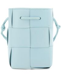 Bottega Veneta - Mini Cassette Leather Bucket Bag - Lyst
