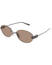 Balenciaga - Gossip Bb Oval-Frame Sunglasses - Lyst