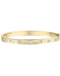 Kwiat - 18Kt Diamond Stackable Slim Bangle - Lyst