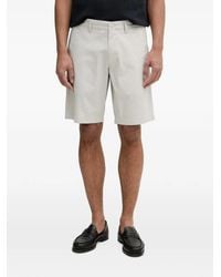 Marc O' Polo - Embroidered-Logo Chino Shorts - Lyst