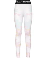 Philipp Plein - Camouflage-Print Leggings - Lyst