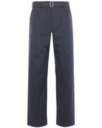 Maison Kitsuné - Pantalones Con Cierre De Cinturón - Lyst